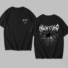 Camisa Camiseta Aranha Hunter Style Algodão Unissex Premium Star Exclusivo Streetwear Premium