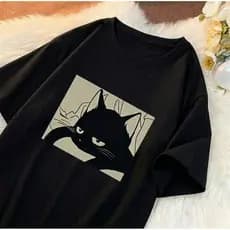 Camiseta Unissex "Cat Sleepy" Aesthetich Qualidade Premium