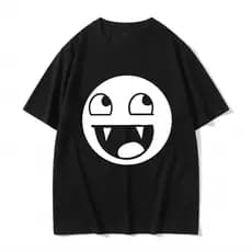 Camiseta Unissex Emoji Vampiro Meme Masculina Feminina Algodão Premium Streetwear Moda Premium