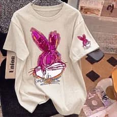 Camiseta Camisetão Oversized de luxo Larga Feminina Prestígio Confortável 100% Algodão Premium