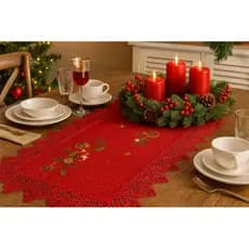 ✨ Caminho de Mesa Natalino LUXO – 40x90 cm ✨