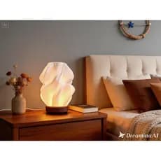 Luminária/Abajur Bivolt Decorativo para mesa e criado mudo - Modelo Exclusivo