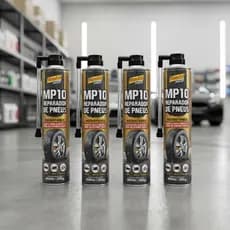 Kit 4 Reparador de Pneu Furado Instantâneo 400ml – Para Carro e Moto | Enche e Veda na Hora