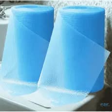 Kit 2 Bobina Plástico Bolha Azul 40cm x 100m 35 Micras Reforçado para Embalagens Proteção e Envio