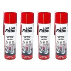 Kit 4 Desengripante Antiferrugem Óleo Lub Fast 300ml Spray – Lubrificante Multiuso 150g Cada