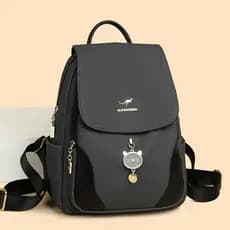 Mochila 2025 novo estilo versão coreana moda senhoras bolsa de ombro couro macio na moda mochila saco escolar