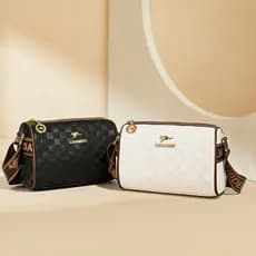 Bolsa De Ombro Elegante De Couro Macio-Feminina Casual E De Escritório Essencial