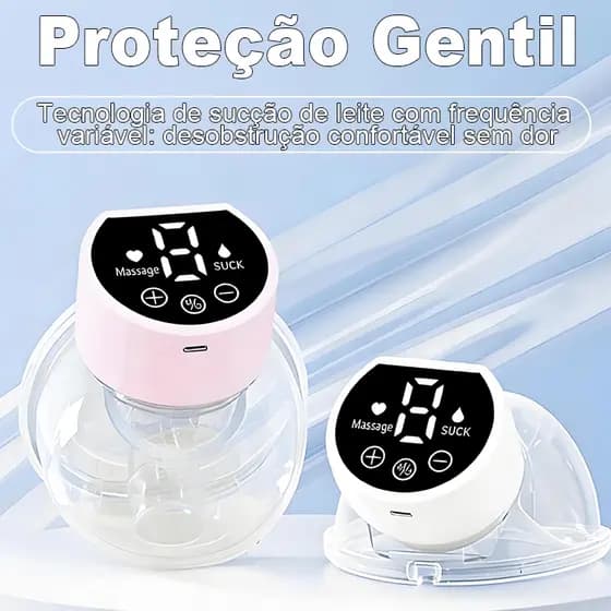 Bomba Tira Leite Elétrica Sem Fio Portátil USB Recarregável Silencioso Coletor De Materno