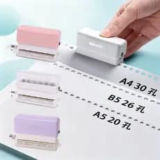 Perfurador De 6 Furos Para Planejador E Design Portátil De Notebooks DIY