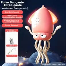 Brinquedo De Polvo Dançante Inteligente Infantil-Função De Música LED E Prevenção De Obstáculos
