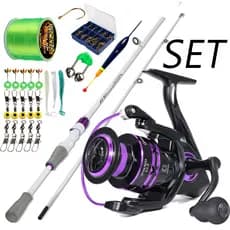 Sougayilang 1.8M UL Conjunto Combinado De Vara De Pesca E Carretel 5.2 : 1 De Alumínio De Alta Velocidade Kit