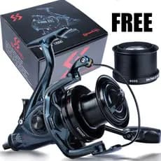 Sougayilang 13 + 1 BB Tamanho Grande (9000/10000/12000) Carretel De Pesca Surfcasting 4.2 : 1 GR Max Darg 25kg Super Pod