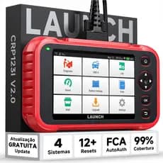 LAUNCH CRP129I V3 Scanner Automotivo A/F ABS SRS Transmissão Motor Óleo TPMS EPB 12 Reinicialização