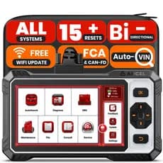 Ancel FX6100 Scanner Automotivo A/F Todos Os Sistemas 15 Redefinir Ferramenta De Diagnóstico