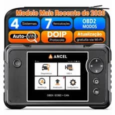Ancel FX2000Pro Scanner Automotivo ABS SRS Airbag Transmissão Motor Ferramenta De Diagnóstico