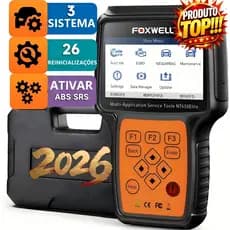 FOXWELL NT650Elite Scanner Automotivo A/F Ajustar SAS EPB BRT TPS 26 Reiniciar em Portugues
