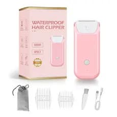 Depilador Feminino Compacto, à Prova d'Água, Fácil de Usar em Corpo, Axilas e Biquíni