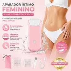 Aparador de Pelos Feminino à Prova d'Água, Compacto para Corpo Todo, Incluindo Área do Biquíni
