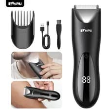 Máquina de Cortar Pelos Sem Fio para Virilha, Axilas e Corpo Todo