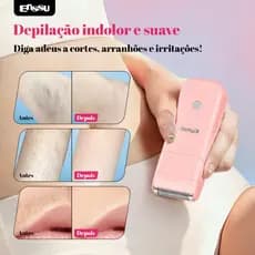 Mini Aparador de Pelos Corporal Feminino, Uso Completo, Design Portátil e à Prova d'Água