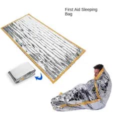 200*100CM filme de alumínio saco de dormir de primeiros socorros suprimentos de emergência isolamento salva-vidas saco d