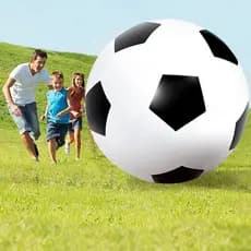 60cm grande pvc inflável futebol engrossado pai-filho entretenimento bola de praia
