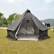 Yurt multifuncional, barraca de acampamento, barraca de fogão a lenha com chaminé para fogão de acampamento