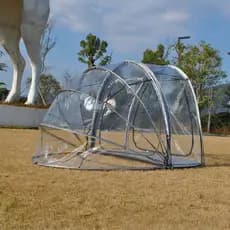Barraca transparente transparente do céu estrelado 4 pessoas PVC inverno pesca tenda quente 245*200*165cm