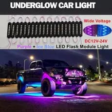 Luz LED universal Para Motocicleta 12V-24V Flash Módulo Caminhão Marcador Lateral Indicadora 6LED super Brilhante Adequa