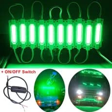 Luzes De Motocicleta DC 12V Luz De Módulo Led Com Interruptor Liga/Desliga Para Lâmpada De Advertência De Corrida Acessó