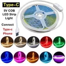 Interruptor Liga/Desliga De Luz De Fita LED COB Tipo Portátil , Funciona Diretamente Com Telefones C , Lâmpada De Decora