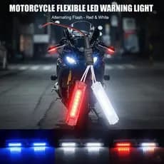 1Pc Luz LED Para Motocicleta 12V/24V Módulo Pisca Luzes Estroboscópicas Carro Caminhão Super Brilhante COB Piscando Plac