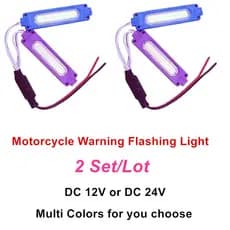 Pisca-De Lâmpada DC12V Luzes LED Para Motocicleta Módulo À Prova D'água Luz Estroboscópica , Também Tem De Piscante DC24