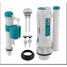 kit descarga caixa acoplada com botão duplo 3l e 6l modelo universal acionamento superior