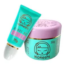 Kit Dupla Renovadores Faciais Kokeshi Pele Porcelana Olhos Gueixa