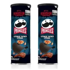 Combo Batata Pringles Stranger Things Netflix Batatas Steak 200g