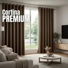 Cortina 5 Metros Sala Quarto Para Porta Janela Decoração Com Ilhós Para Varão SImples Antialérgica