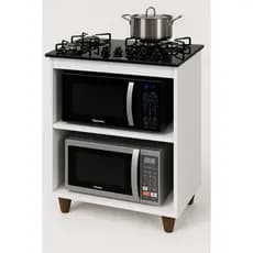 PROMOÇÃO Kit Cooktop 5 Bocas Itatiaia Balcão Kaike Cozinha