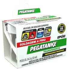 Cola Epóxi Multiuso Pegatanke Resistente à Água e Calor