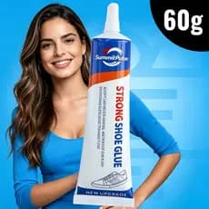 Cola para Sapatos Premium de Alta Resistência 60ml - Adesivo de Reparação para Calçado de Couro e Sapatilhas Desportiva
