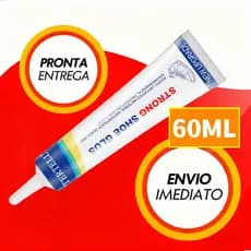 Cola Profissional para Sapatos - 60ml | Super Resistente, Impermeável e Sem Odor
