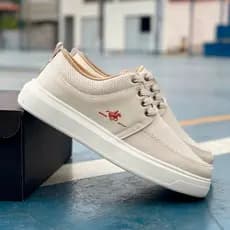Tenis Sapatenis Premium Casual Masculino Polo Sola Reta Ralph Na Moda