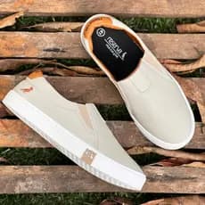 Sapatenis Masculino Calce Facil Slip Em Couro Sola Reta Confortavel Promoçao