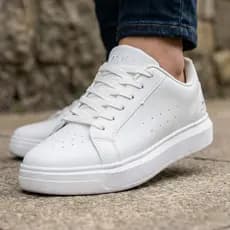Tenis Sapatenis Casual Masculino Em Couro Solado Na Moda Tenil Promoção