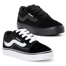 Kit 2 Pares Tenis Infantil Menina Menino Molequinho Skoll Tradicional Escolar