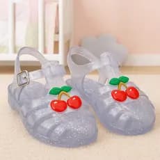 Sandália infantil Melancia Feminina Cereja Frutas Frutinhas Morango Papete Menina Leve e Confortável