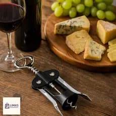 Saca Rolhas Profissional Abridor De Vinhos E Garrafas Fácil De Usar