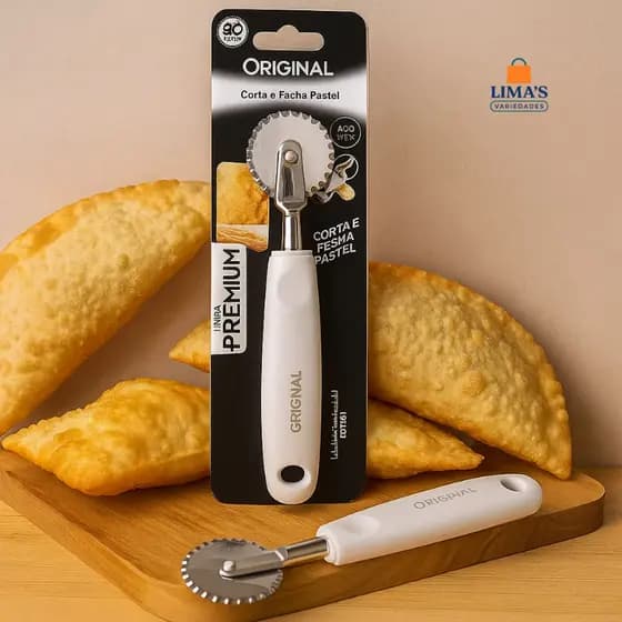 Carretilha Corta E Fecha Massa Profissional Corta E Fecha Pastel Ravioli Fechador De Massas