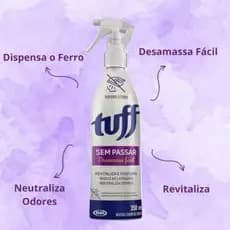 Tuff Sem Passar Spray 350 mL – Desamassa Roupas Sem Ferro E Neutraliza Odores E Revitaliza Tecidos