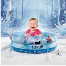 Piscina Inflável Infantil Frozen 37L Brinquedo Presente Para Bebês